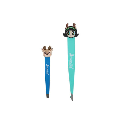 Nascita Pixy Pop Girls Tweezers Set in Green by Beauty Care Bag