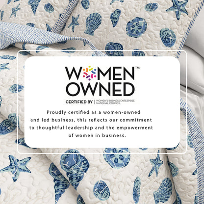 Coastal Quilt Set Bali Collection by Great Bay Home