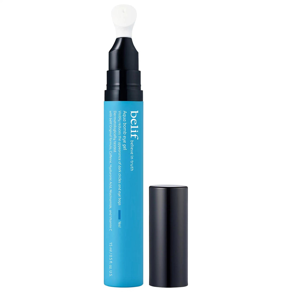 Aqua Bomb depuffing eye gel with caffeine and hyaluronic acid