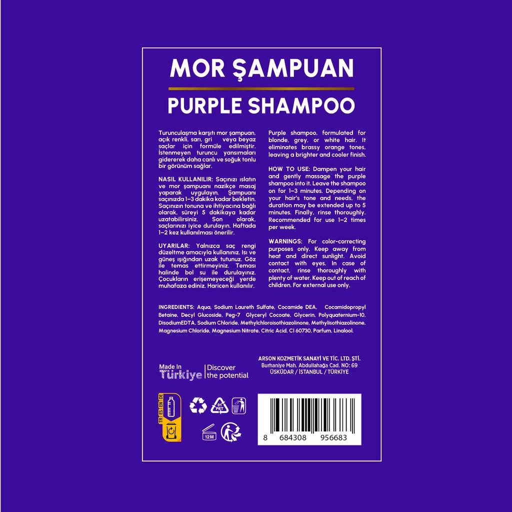 Yoon Anti-Brassiness Purple Shampoo for Blonde Hair 400 ml by Beauty Care Bag