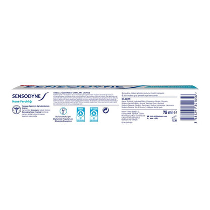 Sensodyne Mint Fresh Toothpaste for Sensitive Teeth 75 ml by Beauty Care Bag