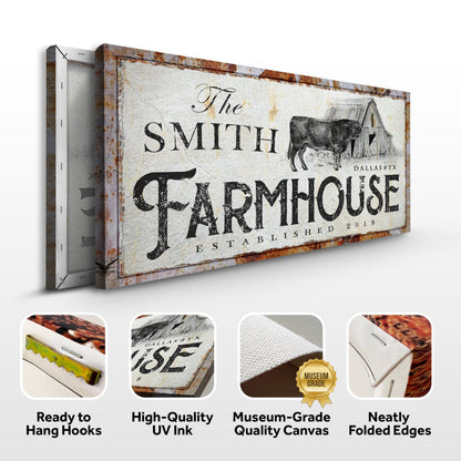 Rustic Farmhouse Sign by Tailored Canvases