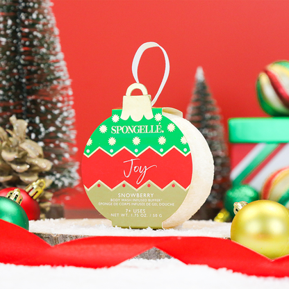 Joy - Snowberry | Holiday OrnamentBody Wash Infused BufferTorqelo.com