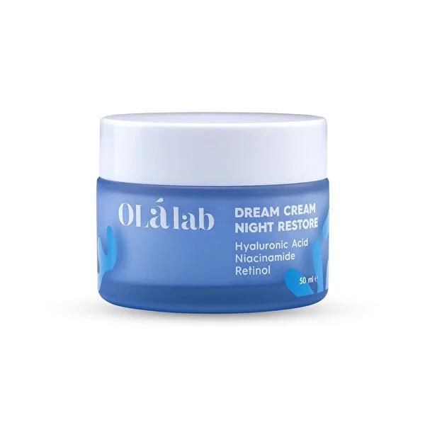 Olalab Retinol Anti-Aging Night Cream: Reduce Wrinkles, Deeply Moisturize, & Repair Skin with Hyaluronic Acid - 50ml by Beauty Care Bag