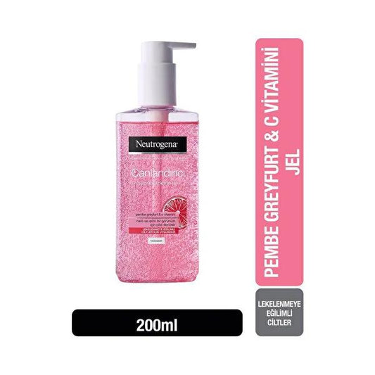 Neutrogena Facial Cleansing Gel - Pink Grapefruit Scented, Non-Drying, Acne Reduction with Salicylic Acid - 5.07 fl oz by Beauty Care Bag