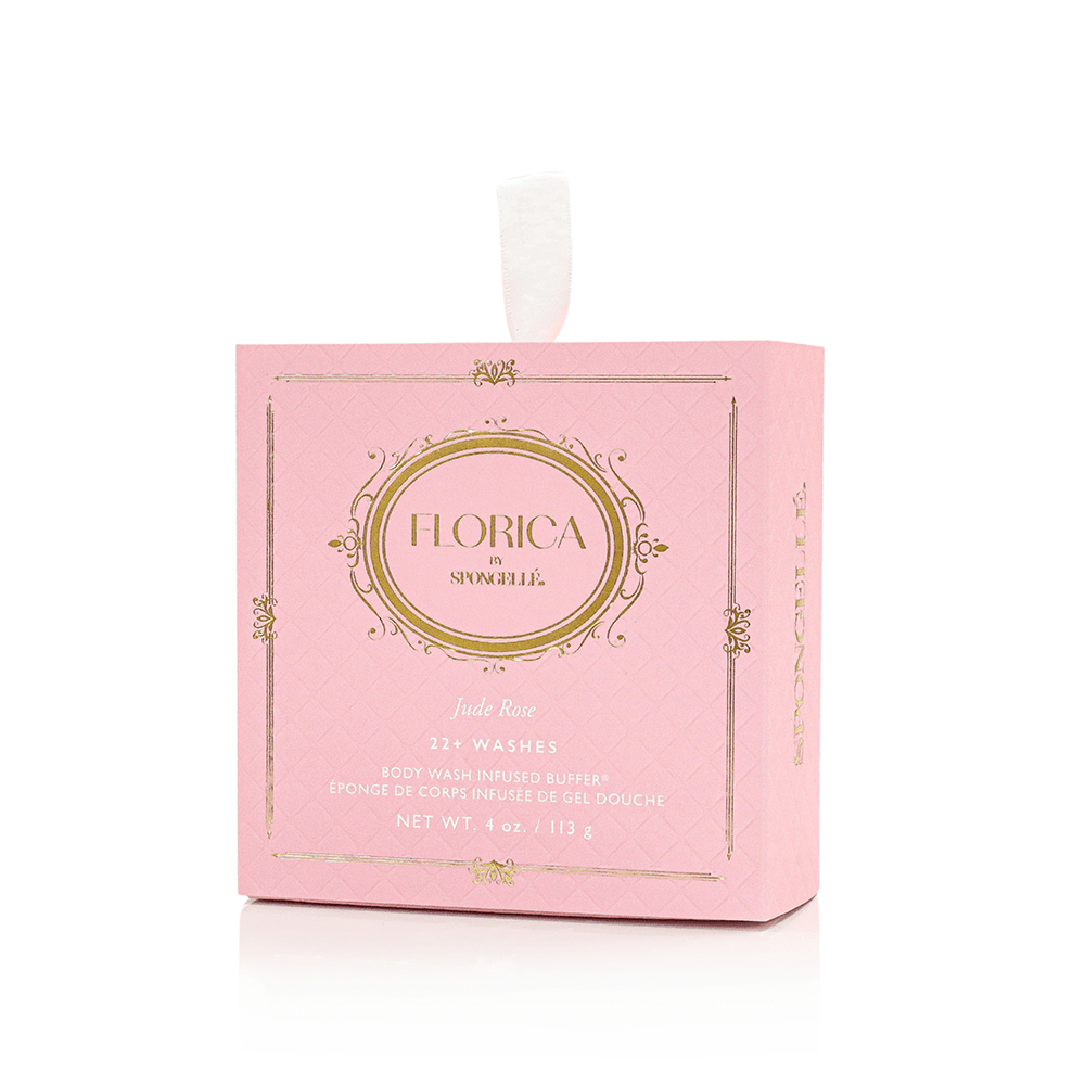 Jude Rose Body Buffer | FloricaBody Wash Infused BufferTorqelo.com