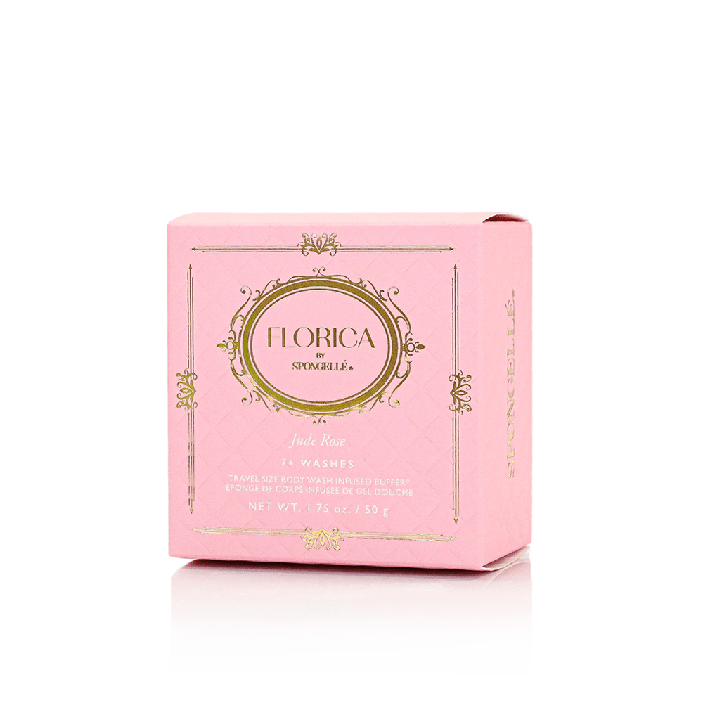 Jude Rose Spongette | FloricaBody Wash Infused BufferTorqelo.com