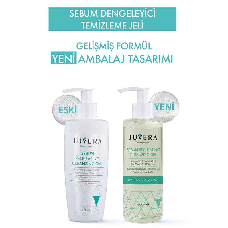 Juvera Sebum Regulating Cleansing Gel for Oily Skin 200 mlSkincareTorqelo.com