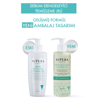 Juvera Sebum Regulating Cleansing Gel for Oily Skin 200 mlSkincareTorqelo.com