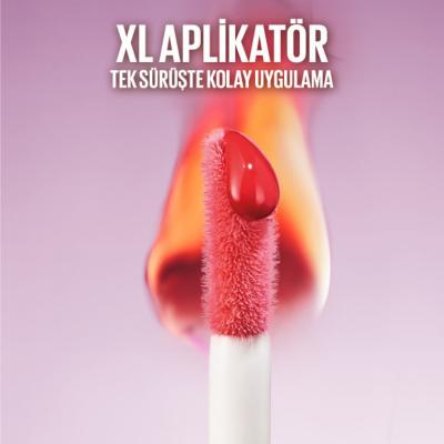 Maybelline Lifter Plump Lip Gloss - Non-Sticky, Chili Pepper Extract, Pink Sting Shade by Beauty Care Bag