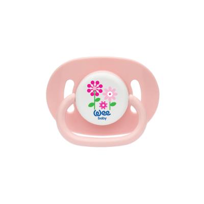 Wee Baby BPA-Free Silicone Baby Pacifier for Infants 6-18 Months - Orthodontic Design, Easy to Clean by Beauty Care Bag
