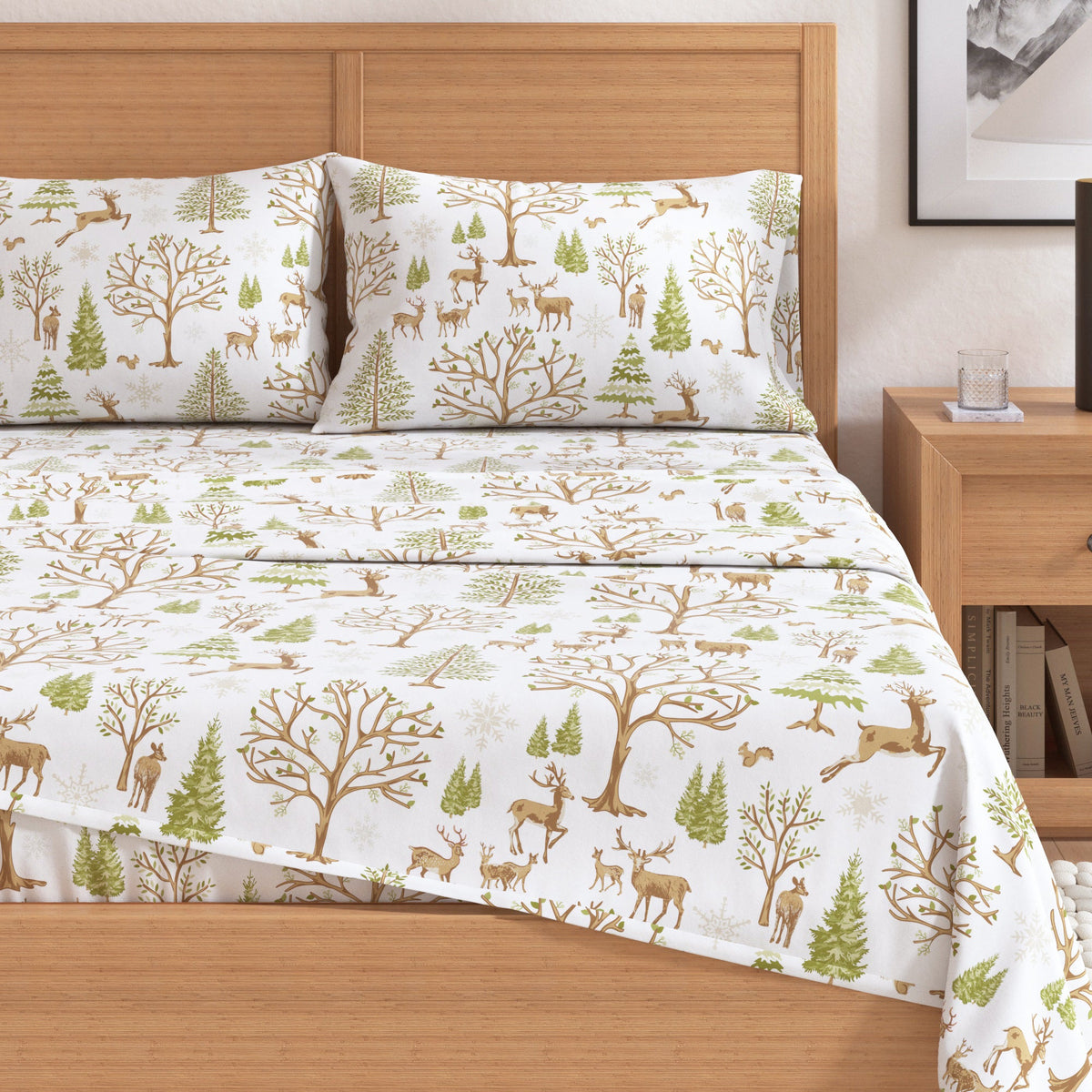Turkish Cotton Flannel Sheet - Lakeview Collection by Great Bay Home