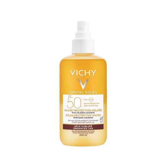 Vichy Capital Soleil SPF 50+ Bronzing Sunscreen Spray for Sensitive Skin - 6.76 fl oz by Beauty Care Bag