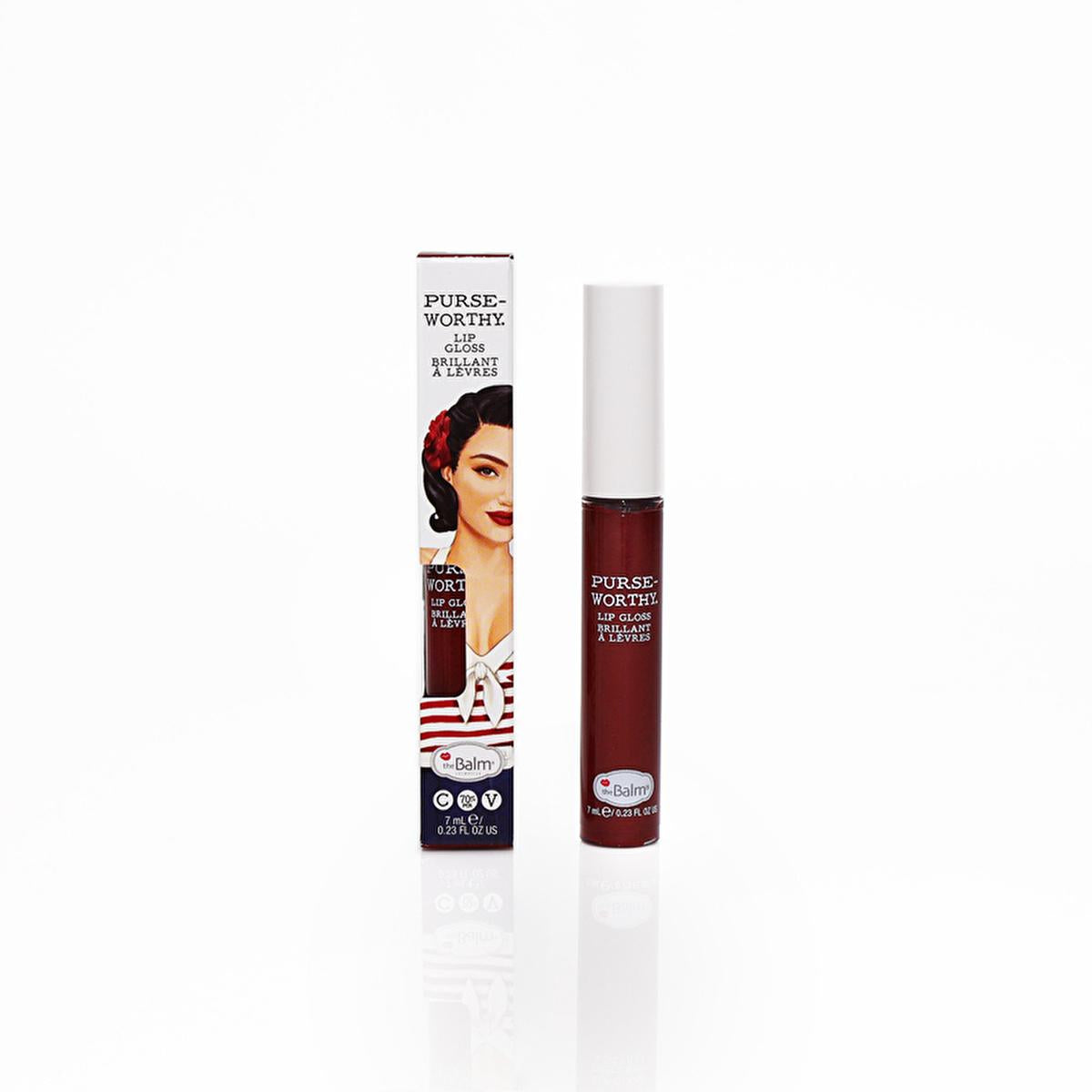 theBalm Purseworthy moisturizing volumizing lip gloss