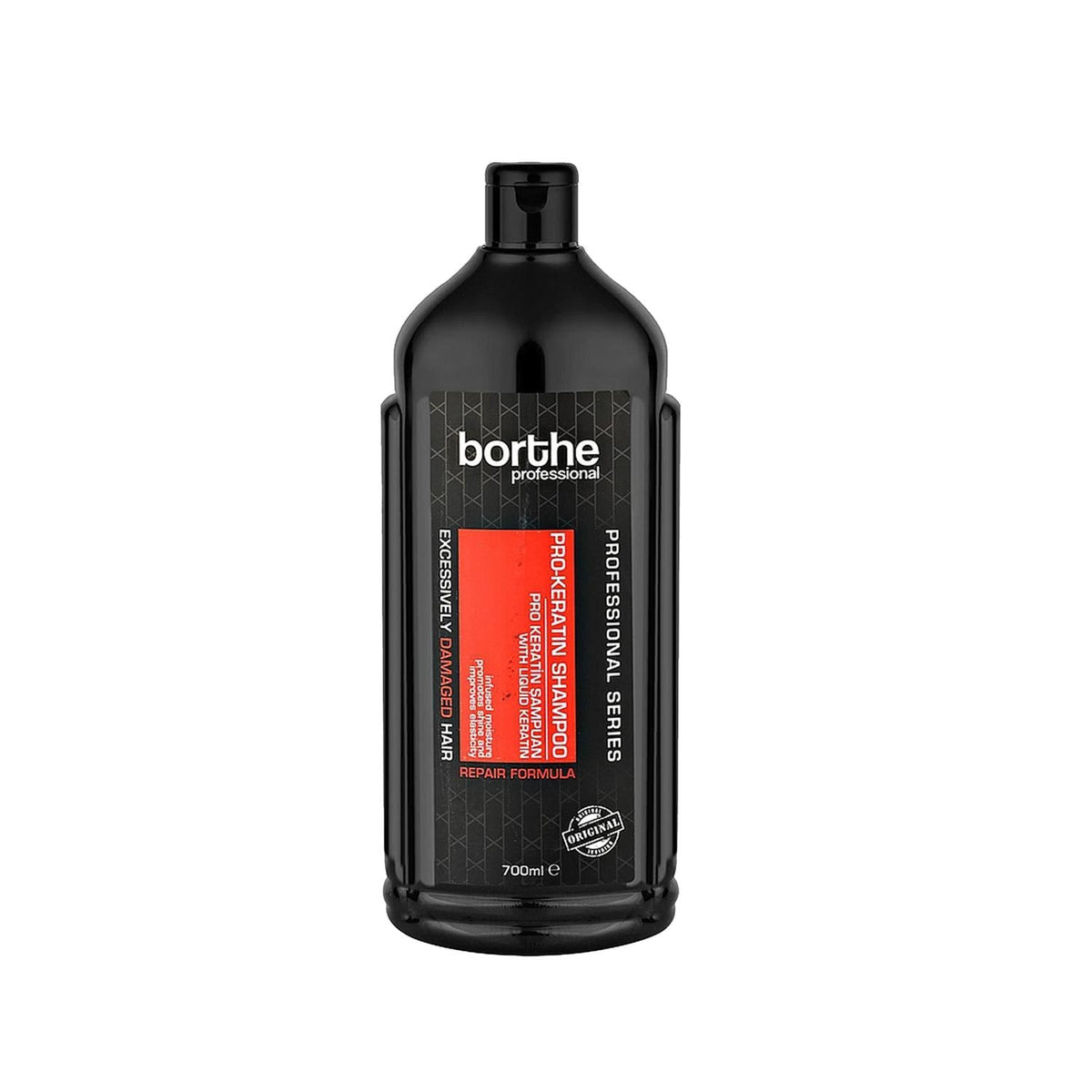 Borthe Professional Pro-Keratin shampoo for damaged hair, 700ml