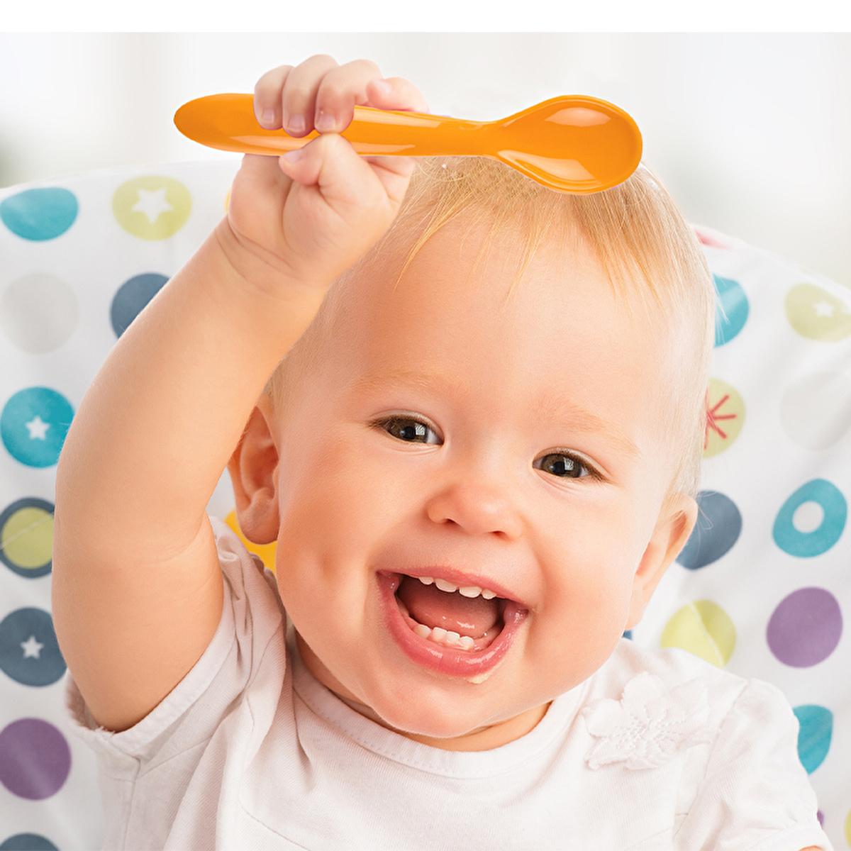 Babyjem Baby Utensil Set - Soft Baby Cutlery & Dishwasher Safe Feeding Tools for Self-Feeding Infants by Beauty Care Bag