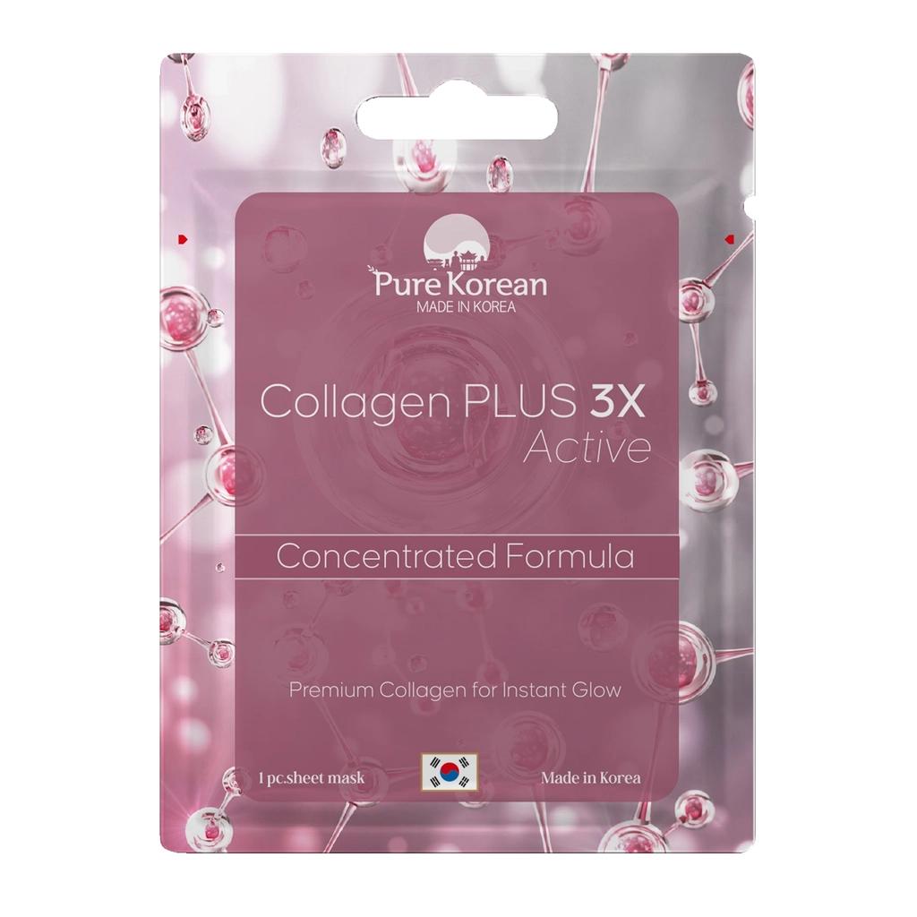 Pure Korean Collagen Plus 3x Active Face Mask by Beauty Care Bag