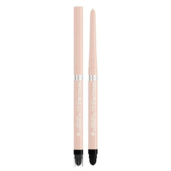 L'OrŽal Paris Infaillible Bright Nude Automatic Gel Eyeliner: 36H Smudge-Proof, Waterproof Nude Eyeliner for Effortless Smoky Eyes by Beauty Care Bag