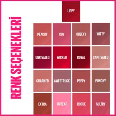 Maybelline Super Stay Vinyl Ink Long-Lasting Glossy Liquid Lipstick - 155 Upbeat by Beauty Care Bag