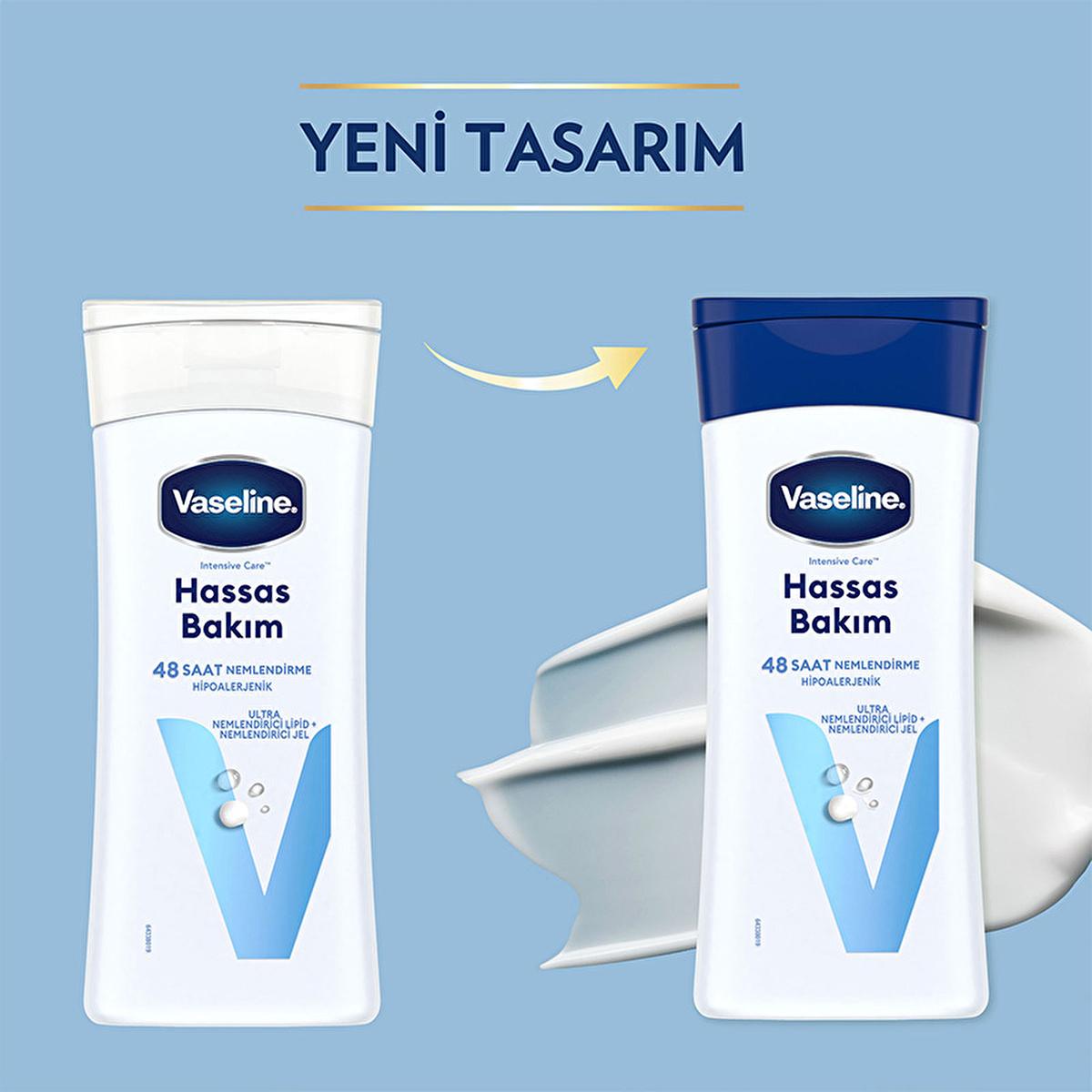 Vaseline body lotion for dry and sensitive skin