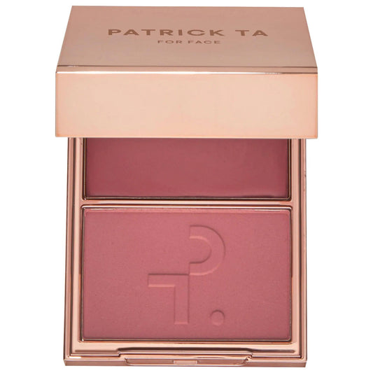 Major Headlines Blush Duo - Long-Wearing Cream & Powder Blush for Natural Radiant Glow, Cruelty-Free & Gluten-Free Makeup by Beauty Care Bag