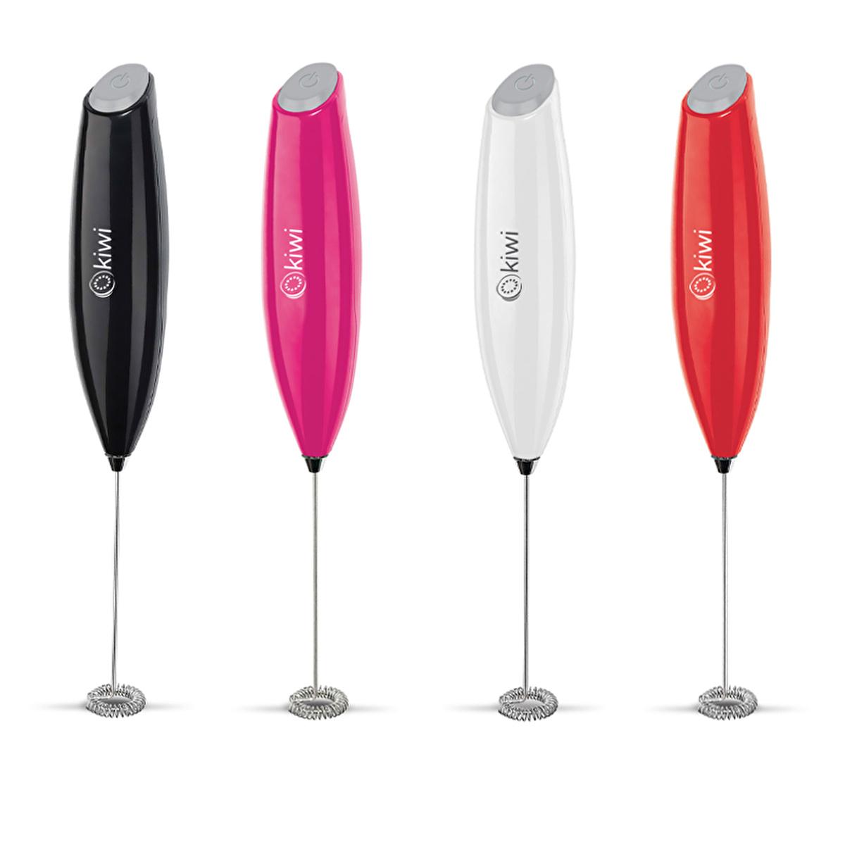 Kiwi Milk Frother for Coffee, Latte & Cappuccino - Portable Handheld Battery Operated Frother by Beauty Care Bag