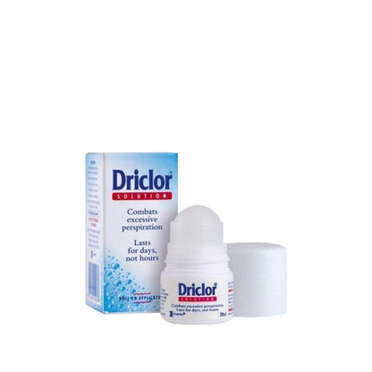 Driclor antiperspirant roll-on for excessive sweating, 20ml