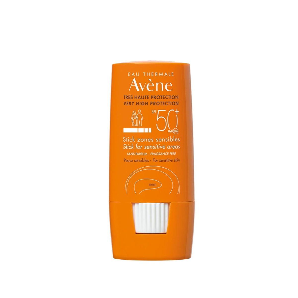 Avene SPF 50+ sunscreen stick for sensitive skin, 8g