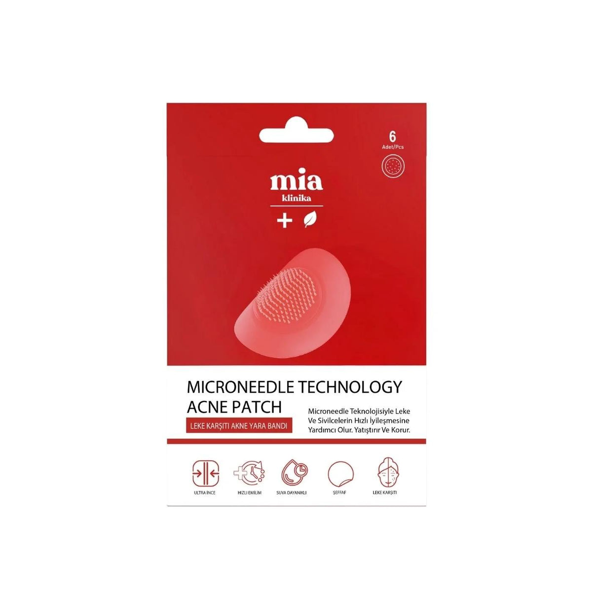 Mia Klinika Blemish Micro-Needle Patches 6 Count by Beauty Care Bag