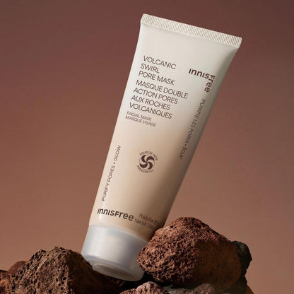 Innisfree Pore Care Dual Phase Face Mask for Smooth Skin 110g by Beauty Care Bag