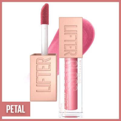 Maybelline New York Lifter Gloss - Moisturizing Lip Gloss with Hyaluronic Acid & Natural Oils - 005 Petal by Beauty Care Bag