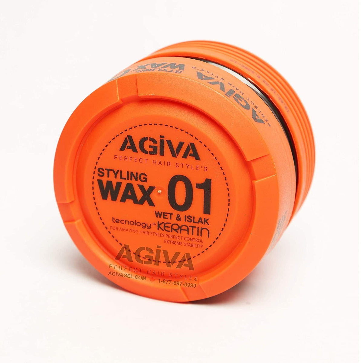 Agiva Hair Styling Crystal Wax 01 - Strong Hold Wet Look by Beauty Care Bag