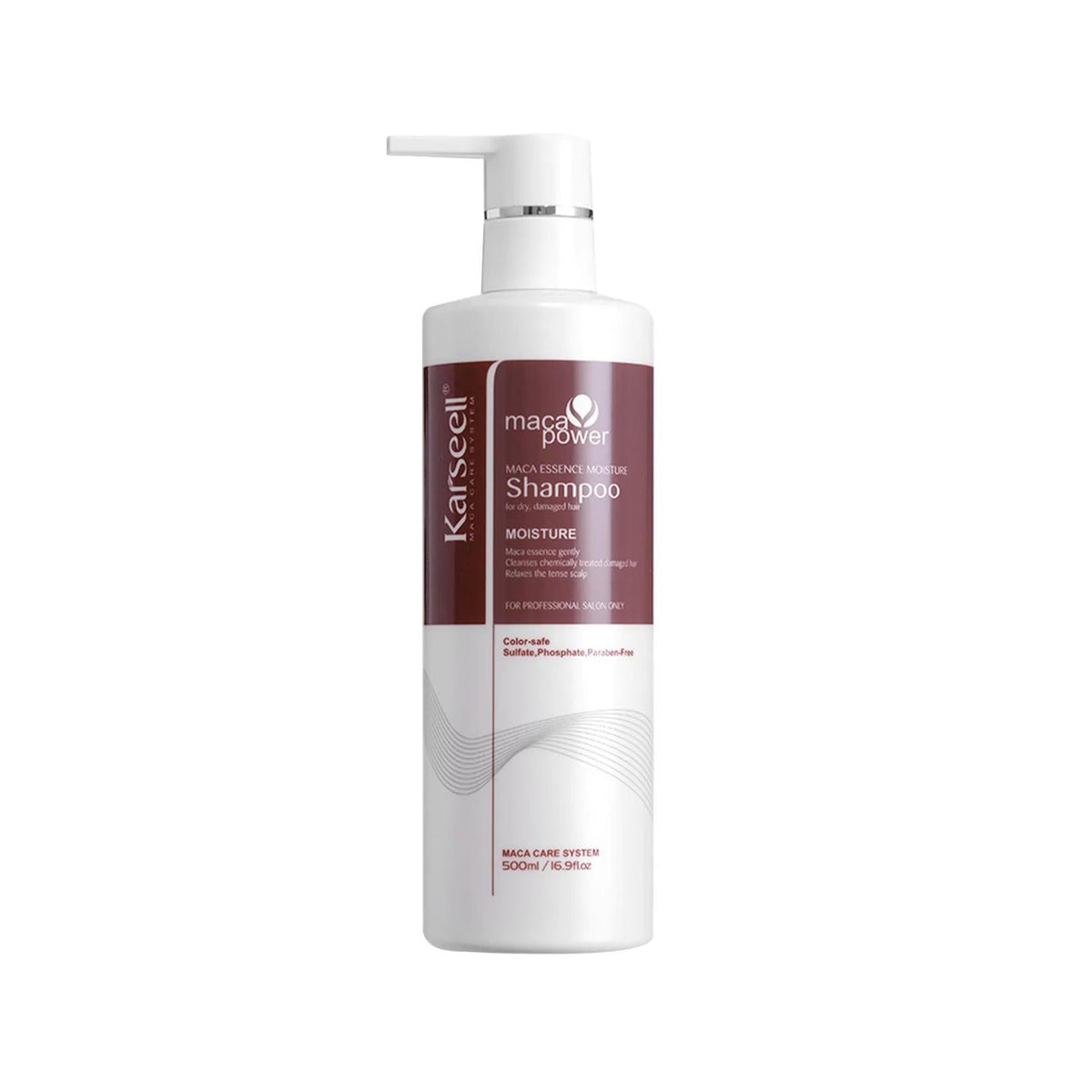 Karseell Moisturizing Shampoo with Maca Essence for Dry & Damaged Hair - 500ml Hydrating Hair CareShampooTorqelo.com