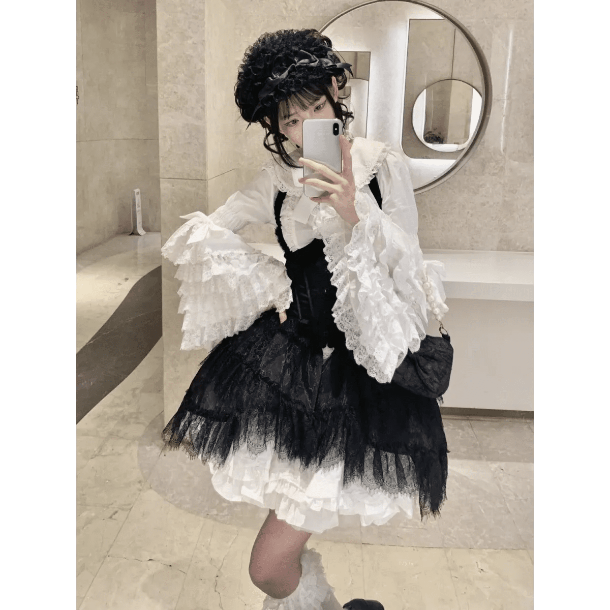 Kawaii Flare Sleeve Bow BlouseShirts & BlousesTorqelo.com