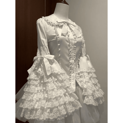 Kawaii Flare Sleeve Bow BlouseShirts & BlousesTorqelo.com