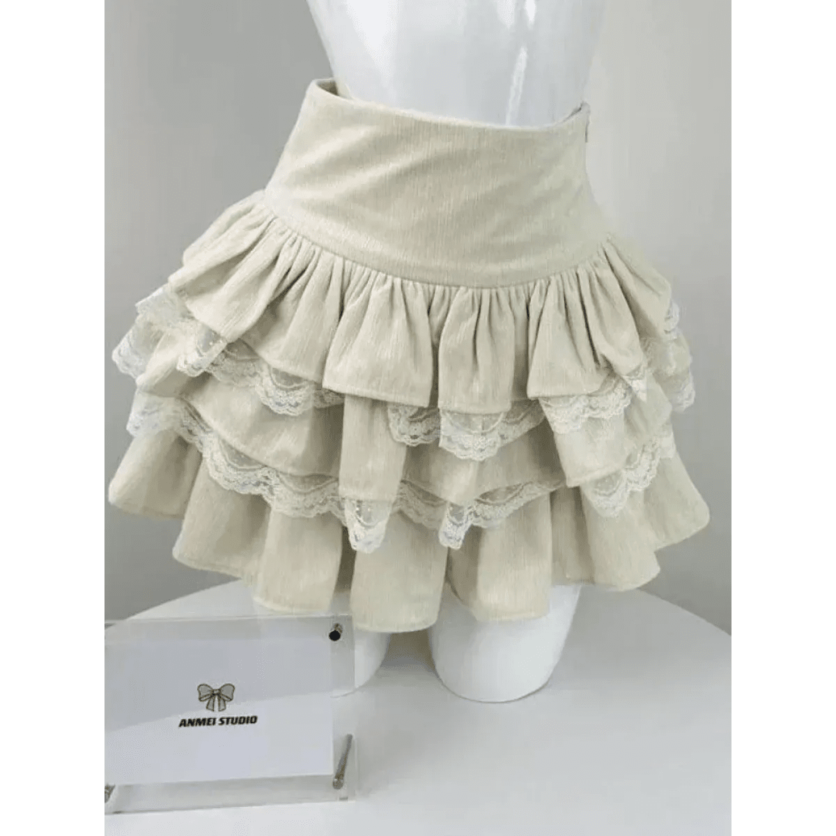 Kawaii Off-Shoulder Knit Lace SetSetsTorqelo.com