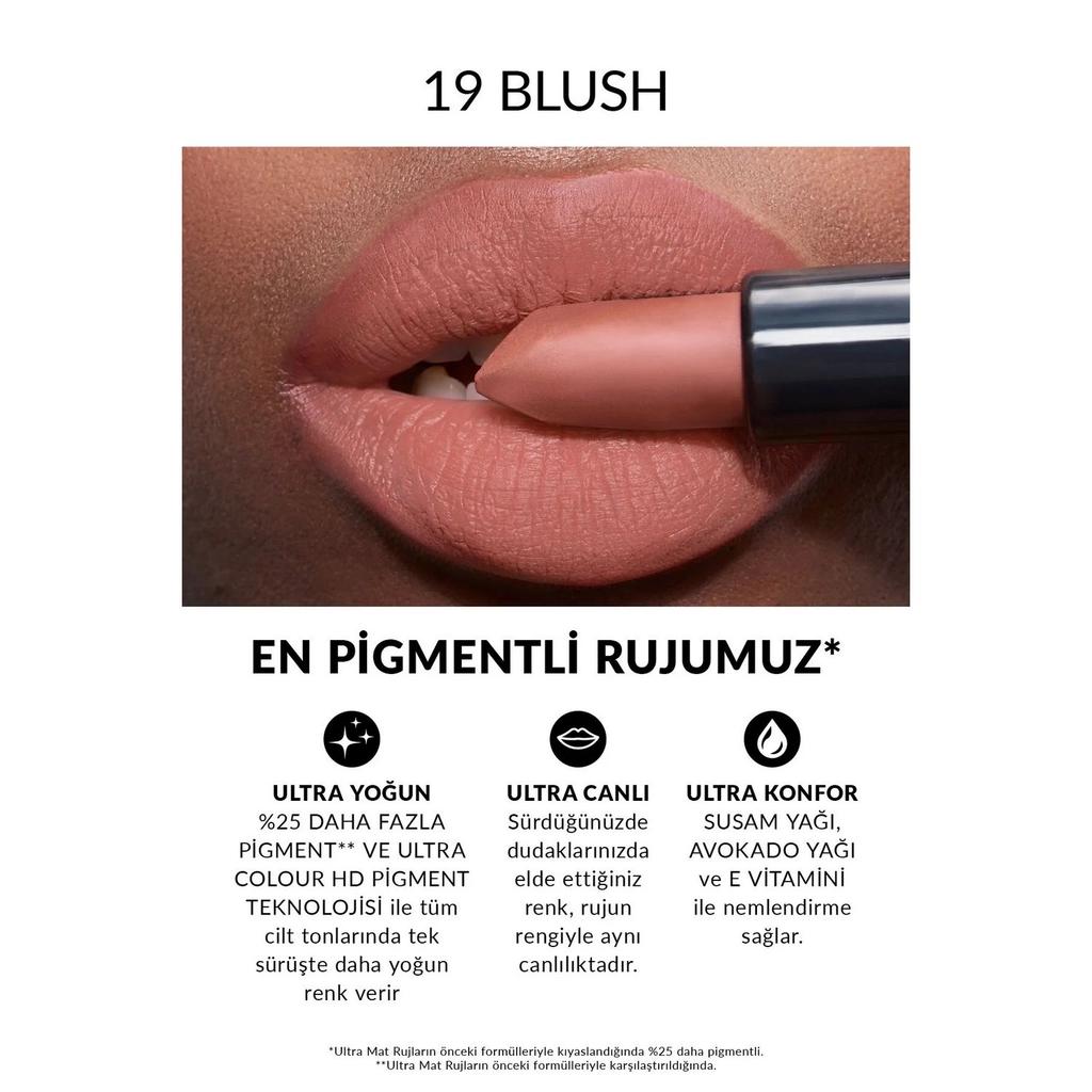 Avon Ultra Matte Lipstick in 19 Blush 3.6g by Beauty Care Bag