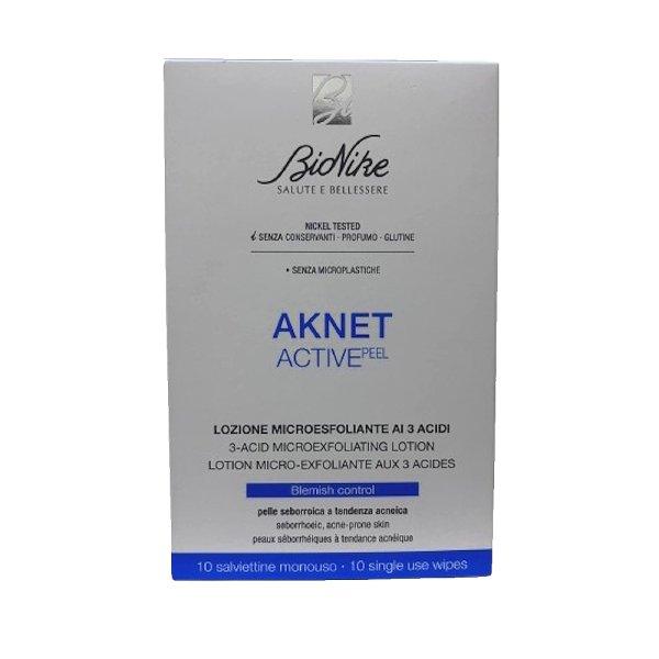 Bionike Aknet Active Peel Exfoliating Wipes with 3 Acids by Beauty Care Bag