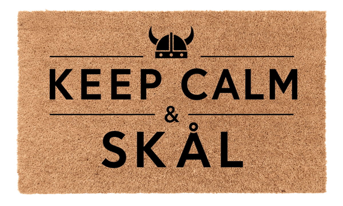 Keep Calm and Skal Coir MatTorqelo.com