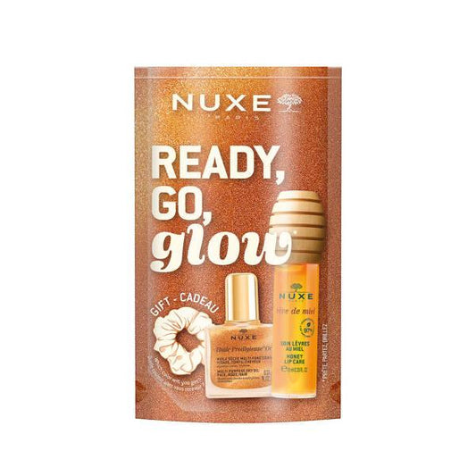 Nuxe Ready Go Glow Honey Moisturizing & Radiance Gift Set by Beauty Care Bag