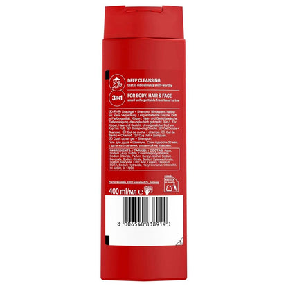 Old Spice Captain Men Shower Gel & Shampoo 400 ml by Beauty Care Bag
