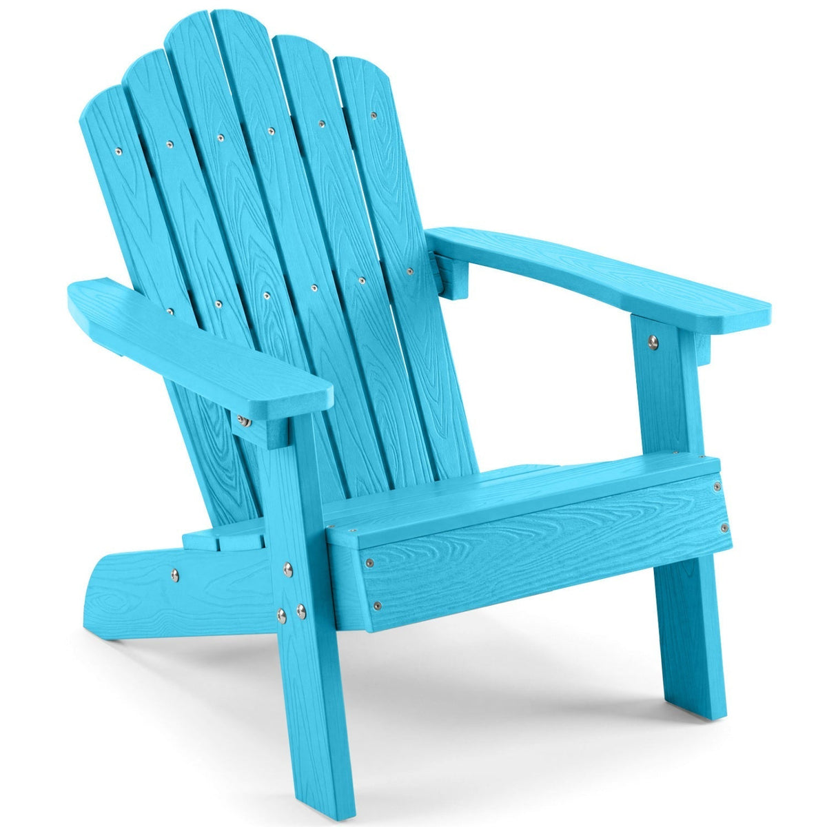 Kids Adirondack Chair All-weather Outdoor Chair for Children with Tilted High BackrestTorqelo.com