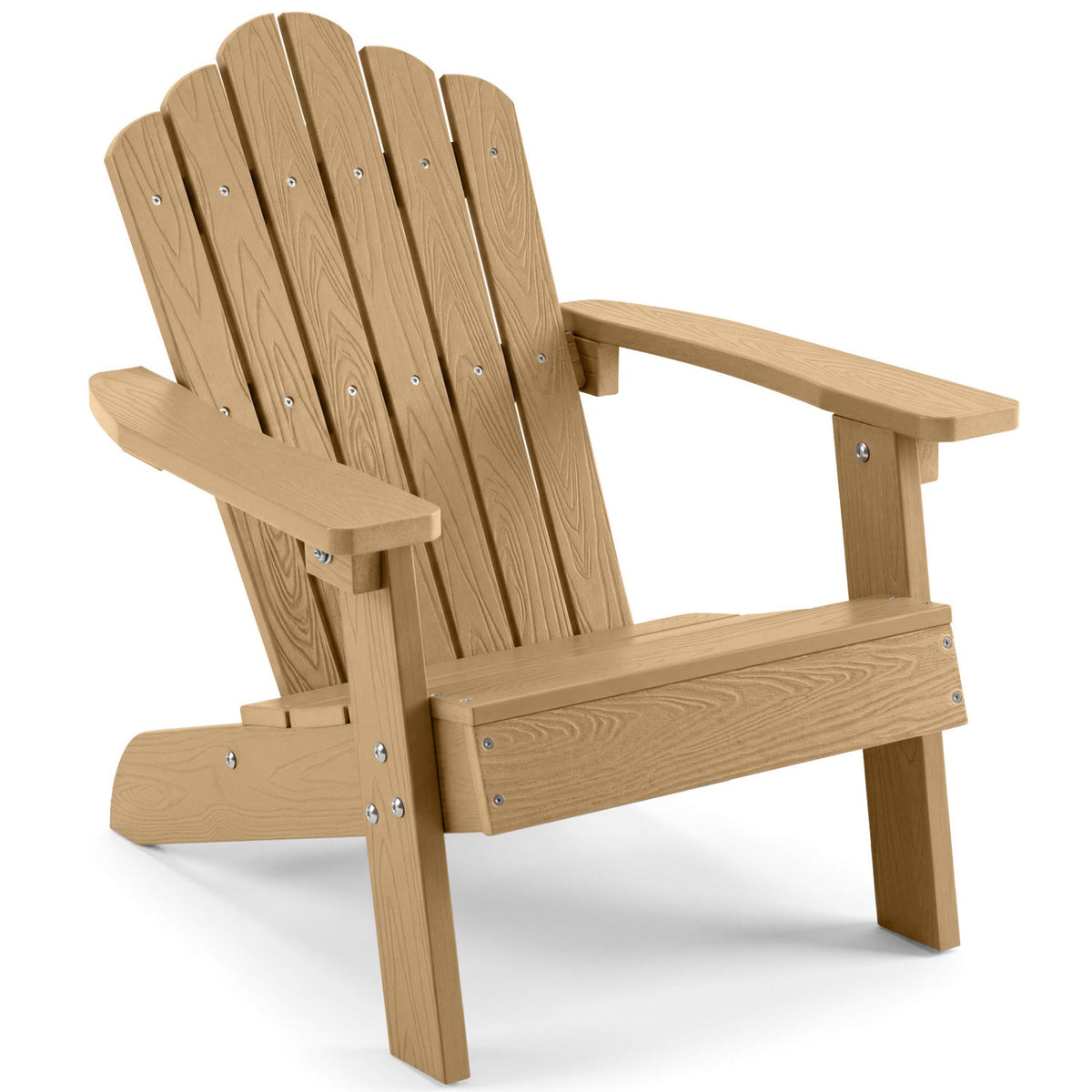 Kids Adirondack Chair All-weather Outdoor Chair for Children with Tilted High BackrestTorqelo.com