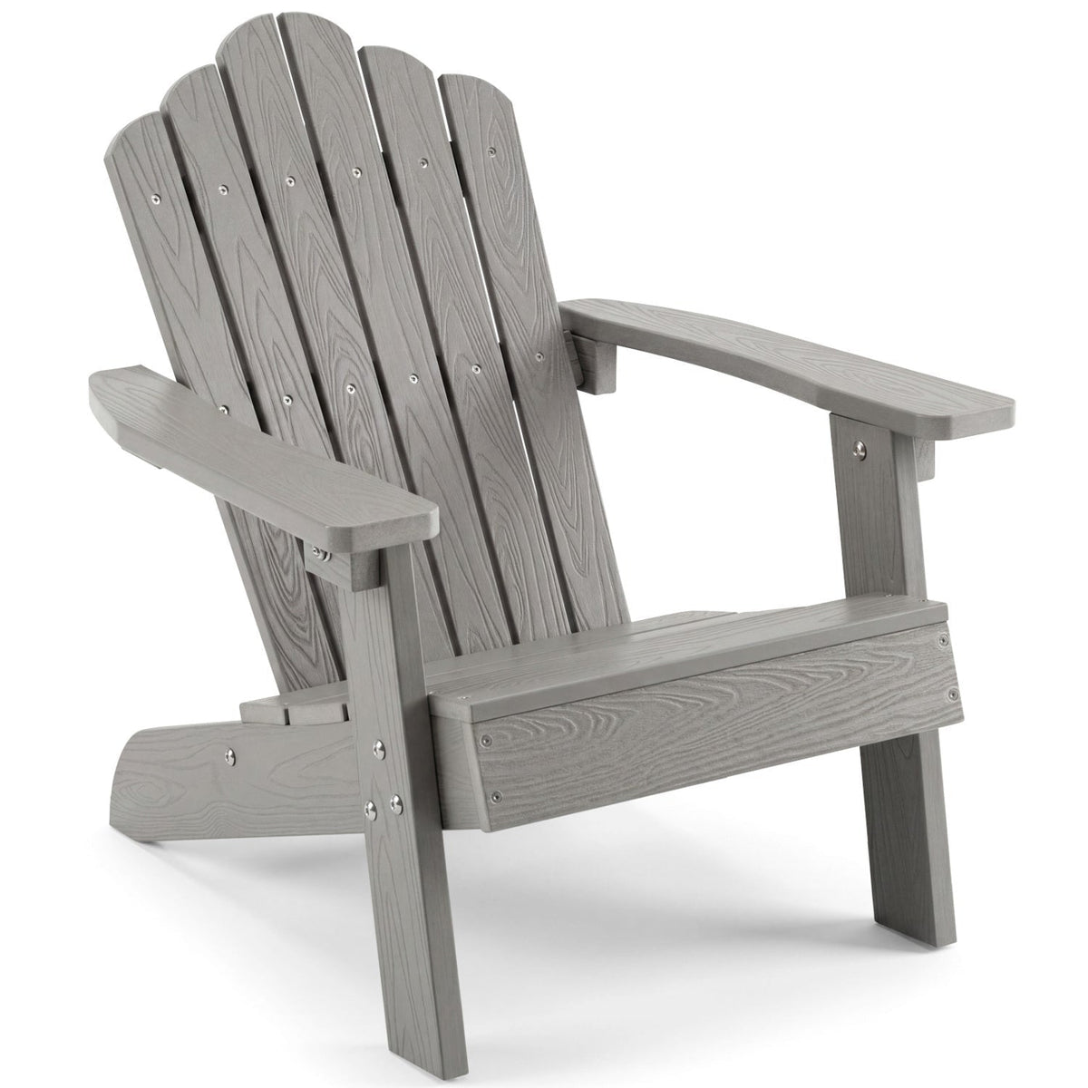 Kids Adirondack Chair All-weather Outdoor Chair for Children with Tilted High BackrestTorqelo.com