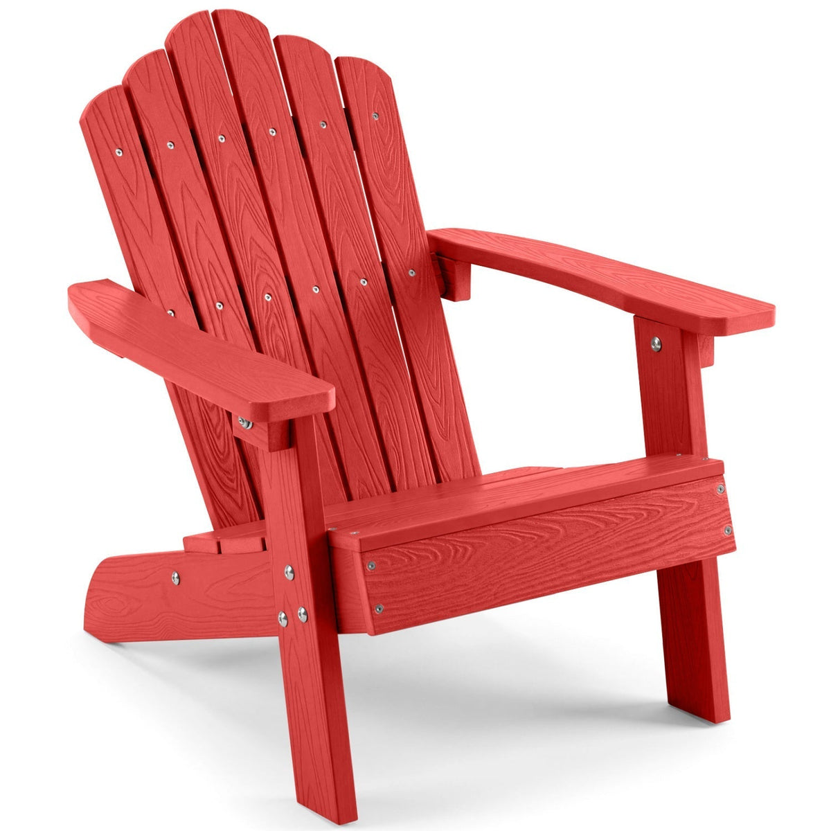 Kids Adirondack Chair All-weather Outdoor Chair for Children with Tilted High BackrestTorqelo.com