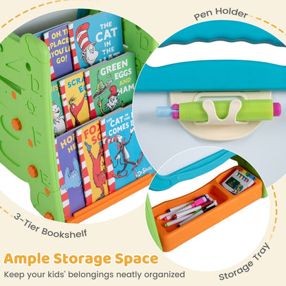 Kids Art Easel 4-in-1 Double Sided Magnetic BoardArt EaselTorqelo.com