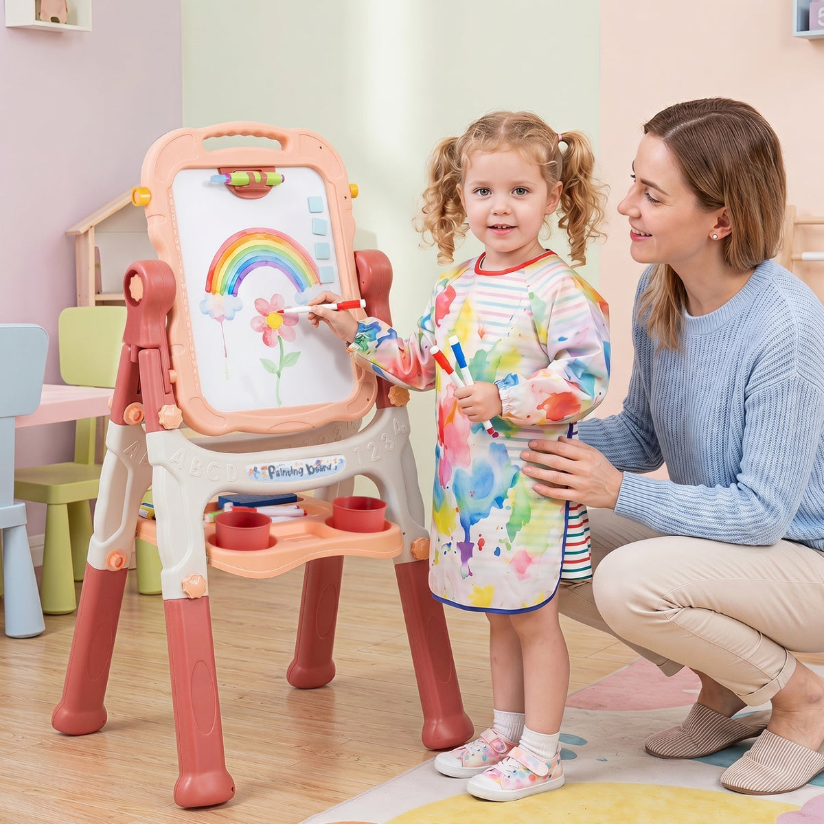 Kids Art Easel with Adjustable Height & 22 AccessoriesArt EaselTorqelo.com