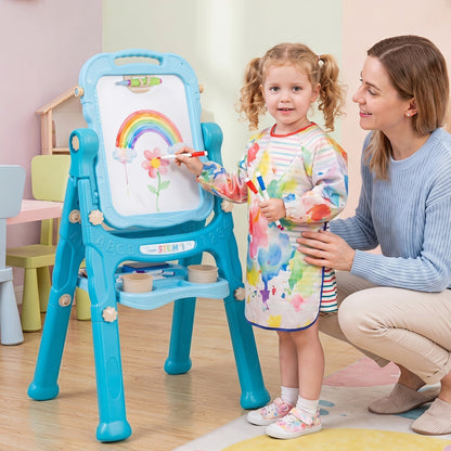 Kids Art Easel with Adjustable Height & 22 AccessoriesArt EaselTorqelo.com