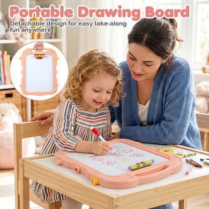 Kids Art Easel with Adjustable Height & 22 AccessoriesArt EaselTorqelo.com