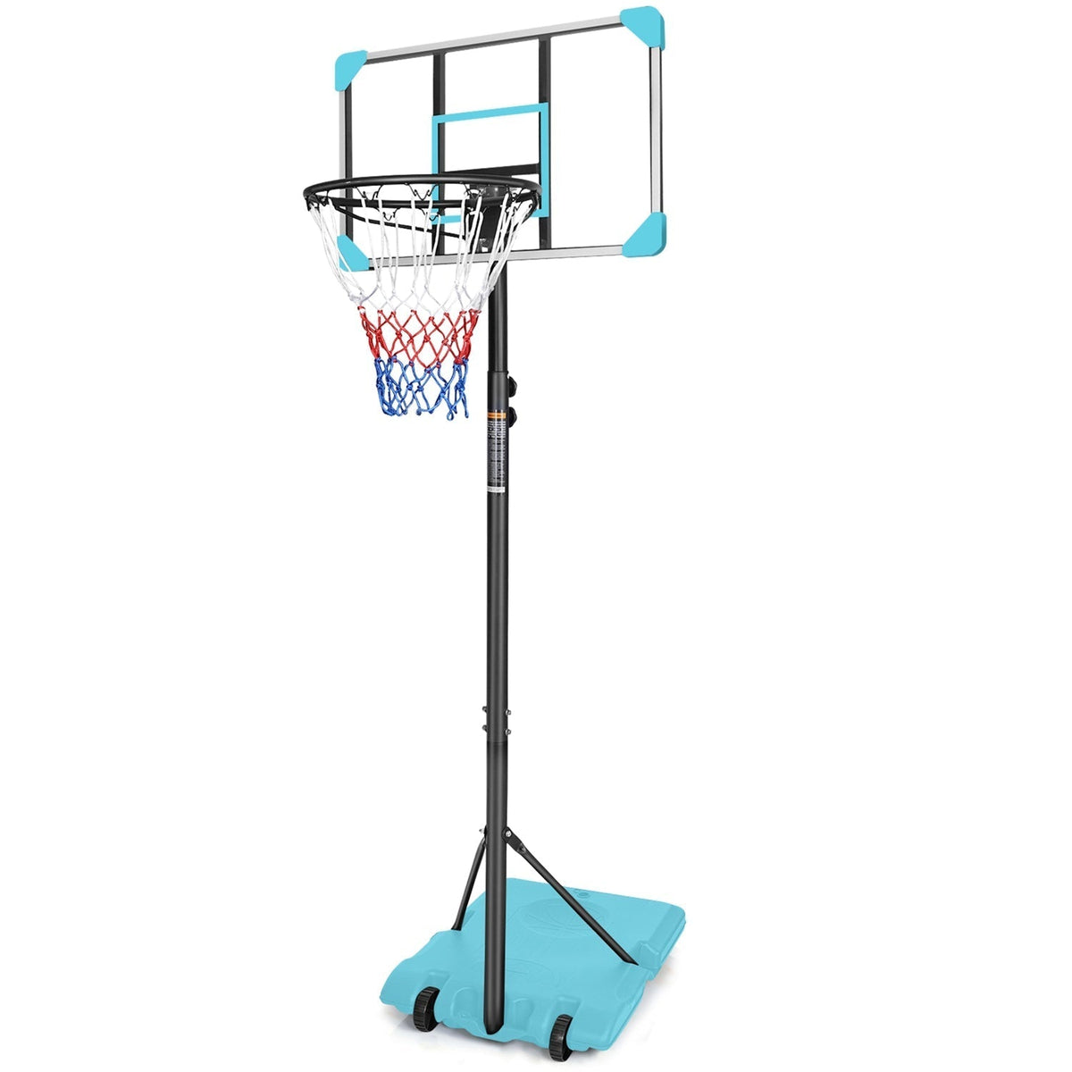 Kids Basketball Hoop Adjustable 5.6-7ft with WheelsBasketball HoopTorqelo.com